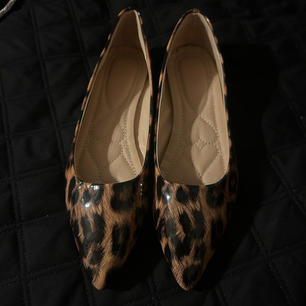 Leopard Print Women's Flats